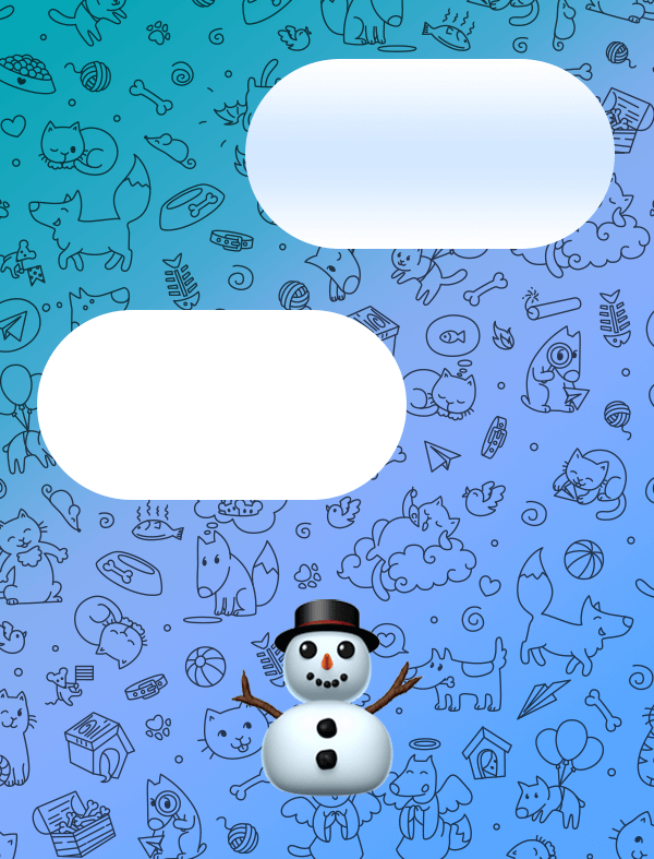 Telegram Color theme (Snow man)